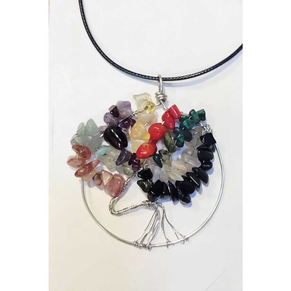 Gemstone Tree of Life Necklace
